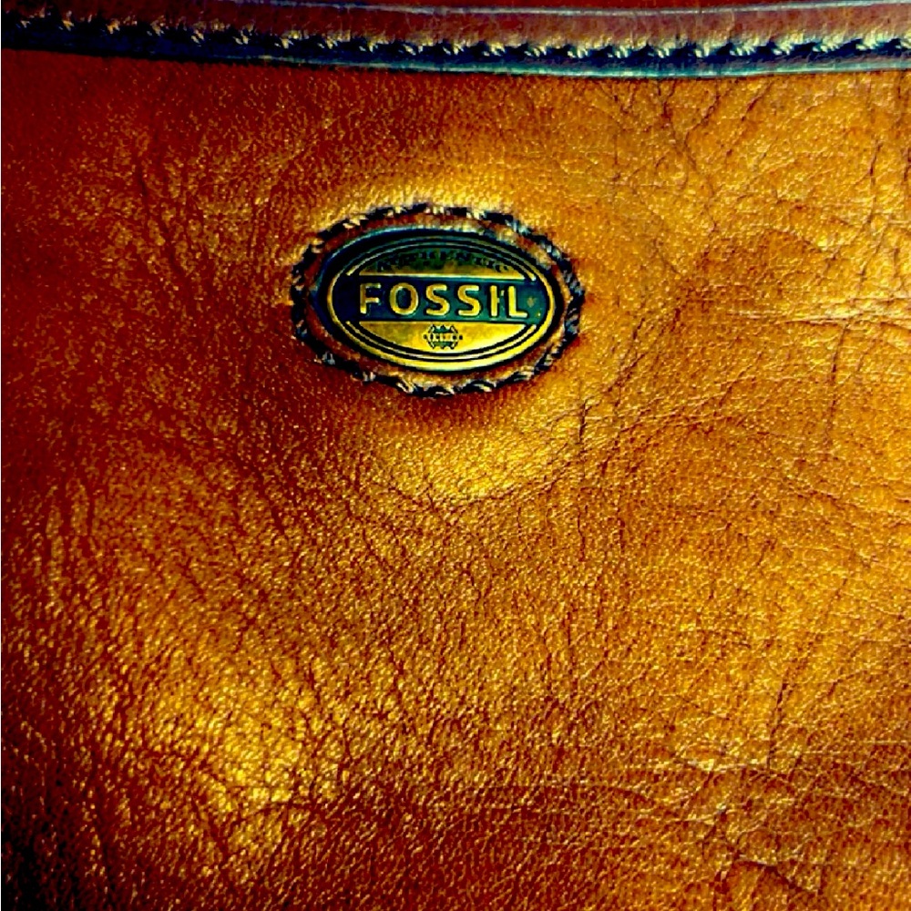 Fossil Leather Crossbody Bag
